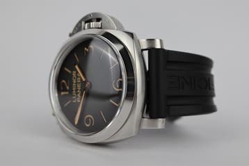 Horloge Paneri Luminor Chrono Tre Giorni 04/2025 Full set, Overige merken, Leer, Staal, Polshorloge