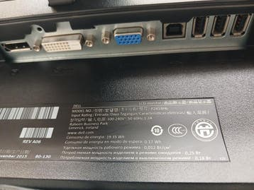 Dell Professional P2414Hb Monitor, 24 inch, IPS, Full HD,, Computers en Software, Ophalen of Verzenden, Gebruikt, Emtrade NL