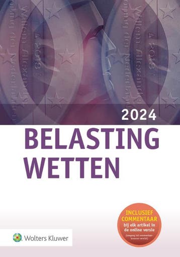 Belastingwetten 2024 9789013175417, Boeken, Verzenden, Zo goed als nieuw