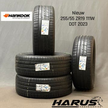 255/55/19 111W Hankook zomerbanden nieuw 4X GRATIS MONTAGE, 19 inch, 255 mm, Nieuw, Ophalen of Verzenden
