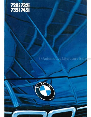 1984 BMW 7 SERIE BROCHURE NEDERLANDS, Nieuw, BMW, Author
