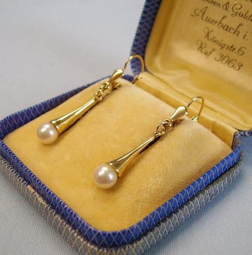 Zonder minimumprijs - Oorbellen - 8 karaat Geel goud -, Nieuw