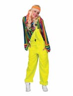 Tuinbroek fluor geel, Kleding | Dames, Ophalen of Verzenden, Nieuw