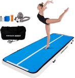 Gymnastiekmat Opblaasbaar 4m | Tweedekansje | OP=OP, Sport en Fitness, Ophalen of Verzenden, Nieuw, Rug, Fitnessmat