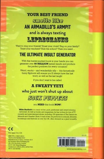 Ultimate Insult Generator 9781786270290 Mike Barfield, Verzenden, Gelezen, Mike Barfield