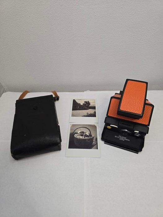 Polaroid SX-70 Alpha Orange – Fully CLA Serviced – SX-70, Audio, Tv en Foto, Fotocamera's Analoog