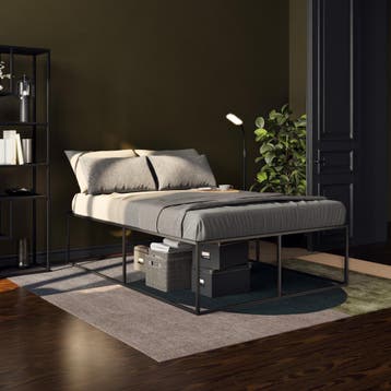 Metalen bedframe Kyoto met lattenbodem, 250 kg - 140 x 200 x, Huis en Inrichting, Slaapkamer | Bedden, Verzenden, Nieuw