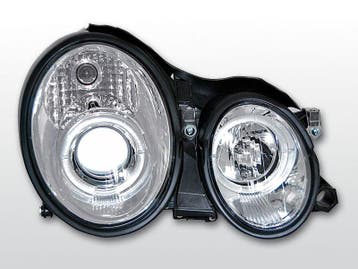Koplampen Angel Eyes | Mercedes W208 CLK 1997-2002 | chroom, Verzenden, Nieuw