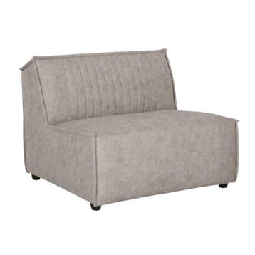 Must Living Beige Fauteuil - Ongebruikt, Overige materialen, 75 tot 100 cm, Ophalen of Verzenden, Zo goed als nieuw