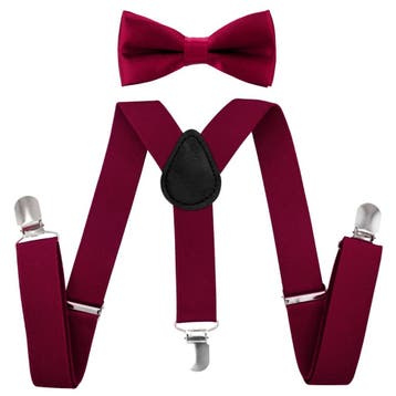 Fako Fashion - Kinder Bretels Met Vlinderstrik - 65cm -, Verzenden, Nieuw