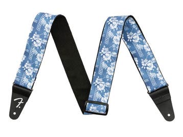 Fender Hawaiian 2inch gitaarband Blue Floral, Verzenden, Nieuw
