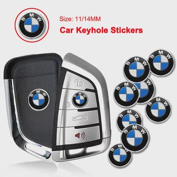 BMW M Sleutel Embleem Stickers (11mm/14mm) - Set van 5 of 10, Verzenden, Nieuw