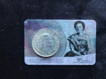 Nederland. Juliana. 2 1/2 Gulden 60 jaar afscheid zilveren