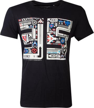 Galaga 35 Pixel mens T-Shirt, Spelcomputers en Games, Verzenden, Nieuw