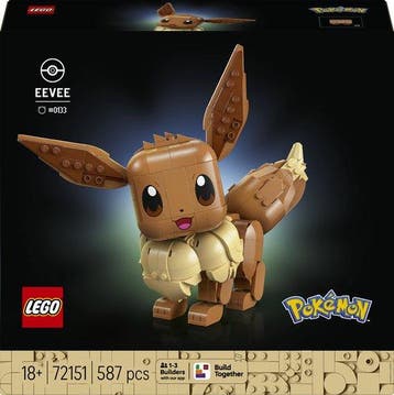 LEGO Pokémon Eevee Bouwpakket voor Volwassenen met Dieren F, Verzenden, Nieuw