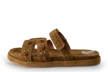 Manfield Sandalen in maat 41 Bruin, Bruin, Verzenden, Sandalen of Muiltjes, Zo goed als nieuw
