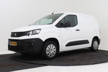 Peugeot Partner 1.5 BlueHDI Premium | Org NL | CarPlay | Tre, Stof, Gebruikt, Euro 6, Wit