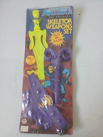Mattel - Speelgoed Skeletor Weapons Set - 1980-1990 - Italië