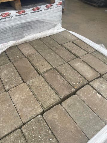 Gebruikte betonklinkers P+F Grijs..., Ophalen of Verzenden, Gebruikt, Klinkers