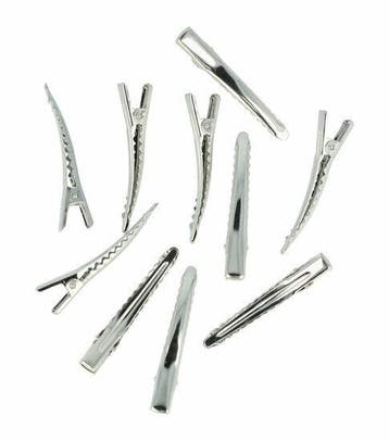 DIY Haarspeld Alligatorspeldjes 4,5cm – Gebogen – Metaal –, Nieuw