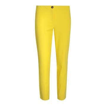 Cambio • gele Ros summer cropped broek • 36, Kleding | Dames, Broeken en Pantalons, Cambio, Verzenden, Geel, Nieuw