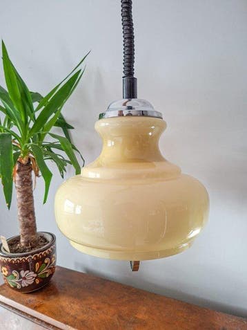 Plafondlamp - Opaline glas - Italiaanse designlamp
