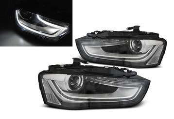 LED Koplampen Bi Xenon look voor Audi A4 B8.5, Auto diversen, Ophalen of Verzenden