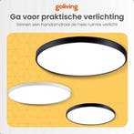 2dekans | Goliving Plafondlamp – Plafonniere – Led – Extra, Huis en Inrichting, Ophalen of Verzenden, Zo goed als nieuw