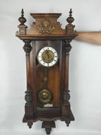 Regulateur wandklok - Gustav Becker Jugendstil Hout,