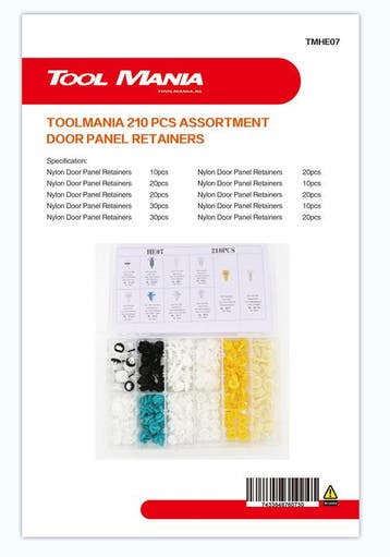 TM 210 Delige Assortiment bekleding clips voor BMW  , BENZ ,, Auto diversen, Autogereedschap, Verzenden, Nieuw