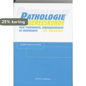 Pathologie en geneeskunde voor fysiotherapie,, Boeken, Verzenden, Zo goed als nieuw, J.H. Vrijenhoek