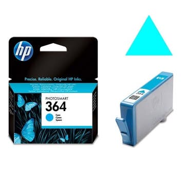 HP 364 (CB318EE) inktcartridge cyaan (origineel), Verzenden, Nieuw, Cartridge, HP
