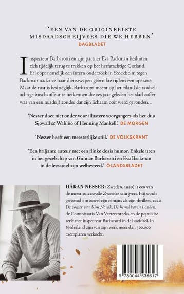 Herfst op Gotland / Barbarotti / 6 9789044535617, Verzenden, Gelezen, Håkan Nesser