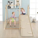 2dekans | Coast 4-in-1 Montessori Klimrek - Naturel - 185 x, Kinderen en Baby's, Speelgoed | Buiten | Speeltoestellen, Ophalen of Verzenden