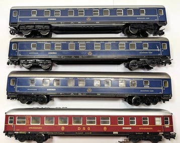 Märklin H0 - Modeltrein personenwagen (4) - 4 slaap- en, Nieuw