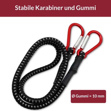 Snelbinders 2 stuks Zwart 80cm (Auto-Fiets, Gereedschap), Auto diversen, Verzenden, Nieuw