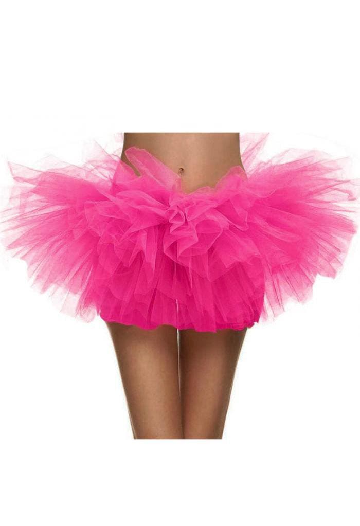 KIMU® Korte Tutu Roze Tule Rokje 116 122 128 134 140 146 152, Kinderen en Baby's, Carnavalskleding en Verkleedspullen, Meisje