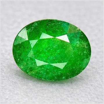 Zonder minimumprijs - 1 pcs Groen Tsavoriet - 7.38 ct -, Nieuw