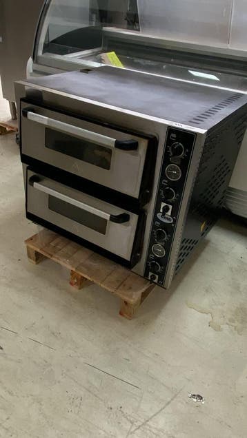 pizza Dubbele Deck Oven, Zakelijke goederen, Horeca | Keukenapparatuur, Ophalen of Verzenden, Gebruikt
