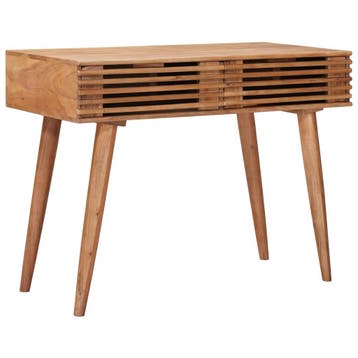 vidaXL Handgemaakt Bureau Teakbruin 100 x 48 x 76 cm, Huis en Inrichting, Verzenden, Nieuw
