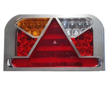 SET RVS achterlicht beschermer Fristom FT-170 Links en recht, Auto diversen, Aanhangwagen-onderdelen, Verzenden, Nieuw