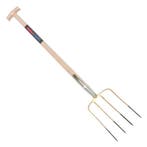 Talen Tools Mestvork 4 Tanden met 100cm Steel - Ideaal vo..., Tuin en Terras, Hand-tuingereedschap, Ophalen of Verzenden, Nieuw