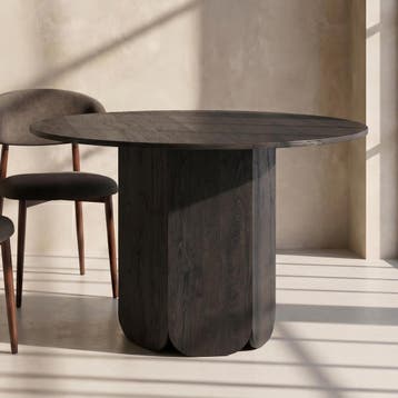 *WOONWINKEL* Ronde Eettafel Vijfhoekpoot Zwart, Verzenden, Nieuw