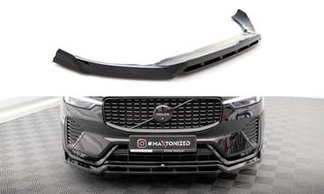 Voorspoiler Volvo XC60 R-Design Facelift Maxton Glans Zwart, Ophalen of Verzenden, Nieuw