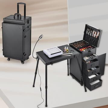 Mobiele Manicure Tafel met 5 Lades & Make-up Trolley - Inkla, Verzenden, Nieuw