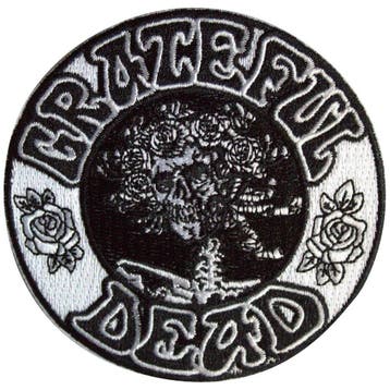 Grateful Dead - Black & White Bertha Circle - Patch, Ophalen of Verzenden, Nieuw, Kleding