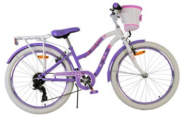 Volare Lovely Kinderfiets - Meisjes - 24 inch - Paars - 7 Ve, Ophalen of Verzenden, Nieuw, 20 inch of meer, Overige merken