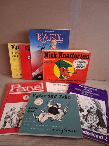 Vader und Sohn / Panel / Nick Knatterton - 8 Album - Eerste, Nieuw