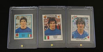 1980, 1982, 1986 Panini Europa 80, ESPANA 82 Paolo Rossi - 3, Nieuw