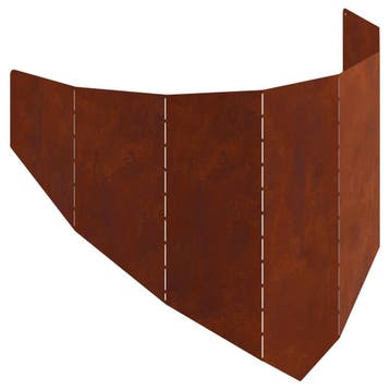 Tuinrand Staal 100x45cm - Tweedekansje - OP=OP, Overige materialen, Ophalen of Verzenden, Zo goed als nieuw, Minder dan 25 cm